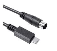 IK Multimedia USB-C a Mini-DIN 7-Pin Cavo per iRig, Tipo-C: 1,8 m | Lunghezza 1 m/1,8 m, compatibile iRig HD, iRig Keys I/O, supporto MIDI 2 Pro, Pro Duo e Pro I/O