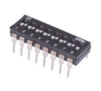 IK0800000 APEM Interruttore DIP PCB A 8 Vie Attuatore Flush SPST