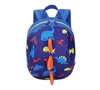 Ikaif Bambini Zaino con Sicurezza Guinzaglio, Anti-Perso Capretti Svegli Del Bambino Dinosauro per I Ragazzi Delle Ragazze, scuola materna Scuola Bookbag (Blue)