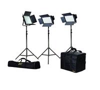 Ikan ifb2511 featherweight bi-color Kit per con 2 x ifb576, 1 x ifb1024, dal e V Mount Plate Nero