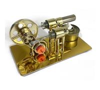 ikappy 1 Set Motor Generator, Mini External Combustion Stirling Engine, Experimental Model Physics Collection Toy Gift