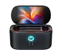 Ikarao Shell S1 Macchina Karaoke con Schermo Integrato, Bluetooth, Microfoni Wireless e Luci da Festa - Perfetta per Bambini, Adulti e Attività all’Aperto