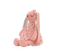 ikasus Peluche Coniglio Giocattolo,Carino di Morbido con la Orecchie Lunghe,Coniglio Bambole Pezza Dormire Bunny Bambino Ripiene Animali Giocattoli Regalo per Bambini Ragazza Fidanzata