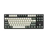 iKBC CD87 V2 Tastiera meccanica ergonomica con interruttore Cherry MX Brown per Windows e Mac, Tastiera Tenkeyless Utilizzato The Mistel Two Tone Retro Color PBT Double Shot Keycaps per desktop e laptop
