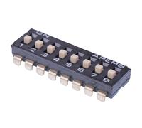IKD0805101 APEM Interruttore DIP 8 Vie Montaggio Superficiale PCB 2.54mm SPST