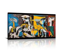 IKDZCM Pablo Picasso Quadro su Tela Picasso Poster I Dipinti più Famosi del Mondo Cubismo Astratto Tela Decorazione della Parete per Camera da Letto 100x200cm(39x79in) con Cornice