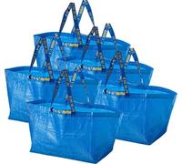 Ikea - 5x Frakta Blue Large Bags - Ideal For Shopping, Laundry & Storage by Ikea