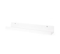 Ikea 990068 Mensola per Quadri Mosslanda, Fibra di Legno/Lamina, Bianco, 55 x 12 x 8 cm