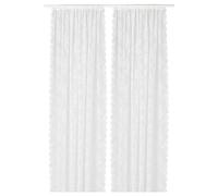 IKEA ALVINE SPETS - Tende a rete, 1 paio, 145 x 300 cm, colore: Bianco sporco