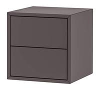 IKEA Armadietto da parete EKET con 2 cassetti, 35 x 35 x 35 cm, grigio scuro