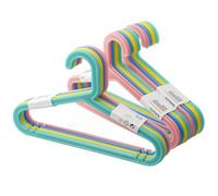 Ikea Bagis - Set di 24 Appendiabiti per Bambini, Grucce Colori Pastello Assortiti