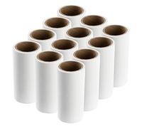 Ikea BASTIS - Ricariche per rullo pelucchi, autoadesive, adesive e usa e getta, colore bianco, set da 12 rotoli da 60 fogli