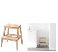 IKEA BEKVÄM - Sgabello in faggio massiccio, 50 cm