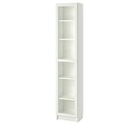 IKEA Billy/OXBERG Libreria con Anta in Vetro, 40x30x202 cm, Bianco/Vetro