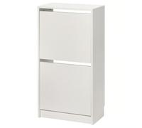 IKEA Bissa Cabine con 2 scomparti bianchi (49x28x93 cm)