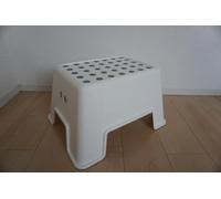 Ikea Bolmen Scaletta/Sgabello, Plastica, Bianco, 44x35x26 cm