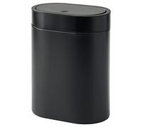 IKEA BROGRUND Pattumiera con coperchio a sfioramento, 4 l, Nero