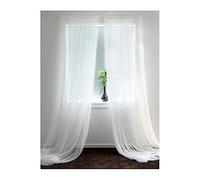 Ikea - Coppia di Tende Bianche in Voile Misura 300 cm x 280 cm