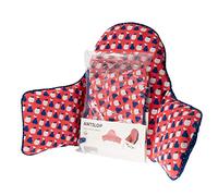 Ikea Cuscino di supporto gonfiabile ANTILOP e 2 x coperture rosso/blu (per seggiolone)