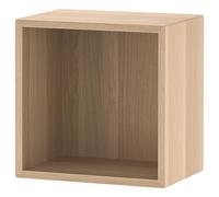 IKEA EKET - Scaffale da parete, 35 x 25 x 35 cm, effetto rovere tinto bianco