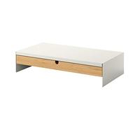 IKEA ELLOVEN - Supporto per monitor con cassetto, colore: Bianco