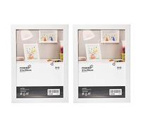 Ikea Fiskbo, cornice portafoto bianca formato A4, 21 x 30 cm, set da 2