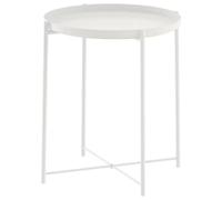 Ikea Gladom Tavolino Vassoio Bianco