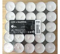 IKEA Glimma - Set di 100 candeline
