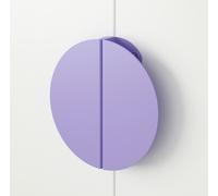 IKEA GRIPA mezzo tondo lilla, manico viola 130 mm, 5 1/8" NUOVO