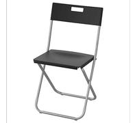 IKEA GUNDE Sedia pieghevole Nero