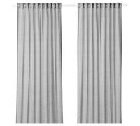 IKEA HILJA - Coppia di tende, 145 x 300 cm, colore: Grigio