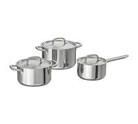 IKEA IKEA 365+ - Set di 6 pentole in acciaio INOX