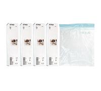 Ikea ISTAD - Sacchetti per alimenti riutilizzabili, a doppia guarnizione, blu, 1 litro/363,9 g, confezione da 100 sacchetti