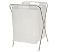 Ikea JALL-Borsa per la biancheria con supporto, bianco - 70 l, 80 cm