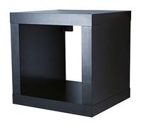 IKEA KALLAX - Mensola cubo 42 x 39 x 42 cm, colore: Nero/Marrone