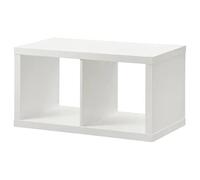 Ikea Kallax Mensola per libri, mensola da parete, divisorio, colore bianco (77 x 42 cm)