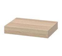 Ikea LACK 604.310.73 - Mensola sospesa da parete, effetto rovere tinto bianco, 30 x 26 cm
