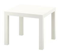 Ikea Lack Tavolino, Fibra di Legno, Bianco, 55x55x45 cm