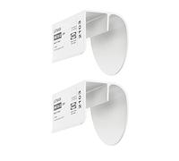 Ikea LATMASK 104.720.42 - Maniglie a clip, colore: bianco, 60 mm, confezione da 2