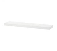 Ikea, mensola laccata, 110 cm, Bianco