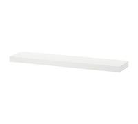 IKEA Mensola LACK bianco (26x110 cm) con hardware di montaggio nascosto.