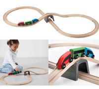 IKEA Originale Bambini Bambini Lillabo Set Trenino 20 Pezzi Giocattolo in Leg...