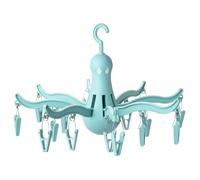 IKEA Pressa 801.896.63 - Asciugacapelli con 16 mollette, colore: Blu