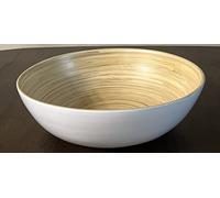 Ikea RUNDLIG - Ciotola da portata, in bambù, bianco, 30 cm