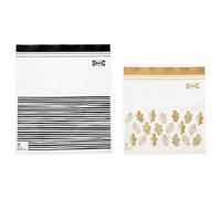 Ikea, Sacchetti richiudibili Istad, 1 confezione da 50 pezzi, 25 da 1,2 Classico