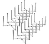 Ikea - Set di 2 organizzatori di coperchi per pentole New Variera in acciaio inox, multiuso e regolabili