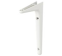 Ikea SIBBHULT - Set di 4 staffe da parete, in plastica, 18 x 18 cm, colore: Bianco