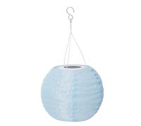 IKEA SOLVINDEN Lampada Sospensione Solare LED Globo Outdoor Blu 22 cm NEW