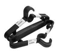 Ikea SPRUTTIG - Grucce Appendiabiti Leggere, Ganci Porta Abiti, in Plastica, 39 cm, 20 Pezzi, Colore: Nero