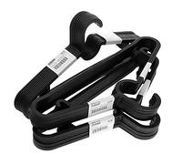 Ikea SPRUTTIG - Grucce appendiabiti leggere, in plastica, 39 cm, 30 pezzi, colore: nero